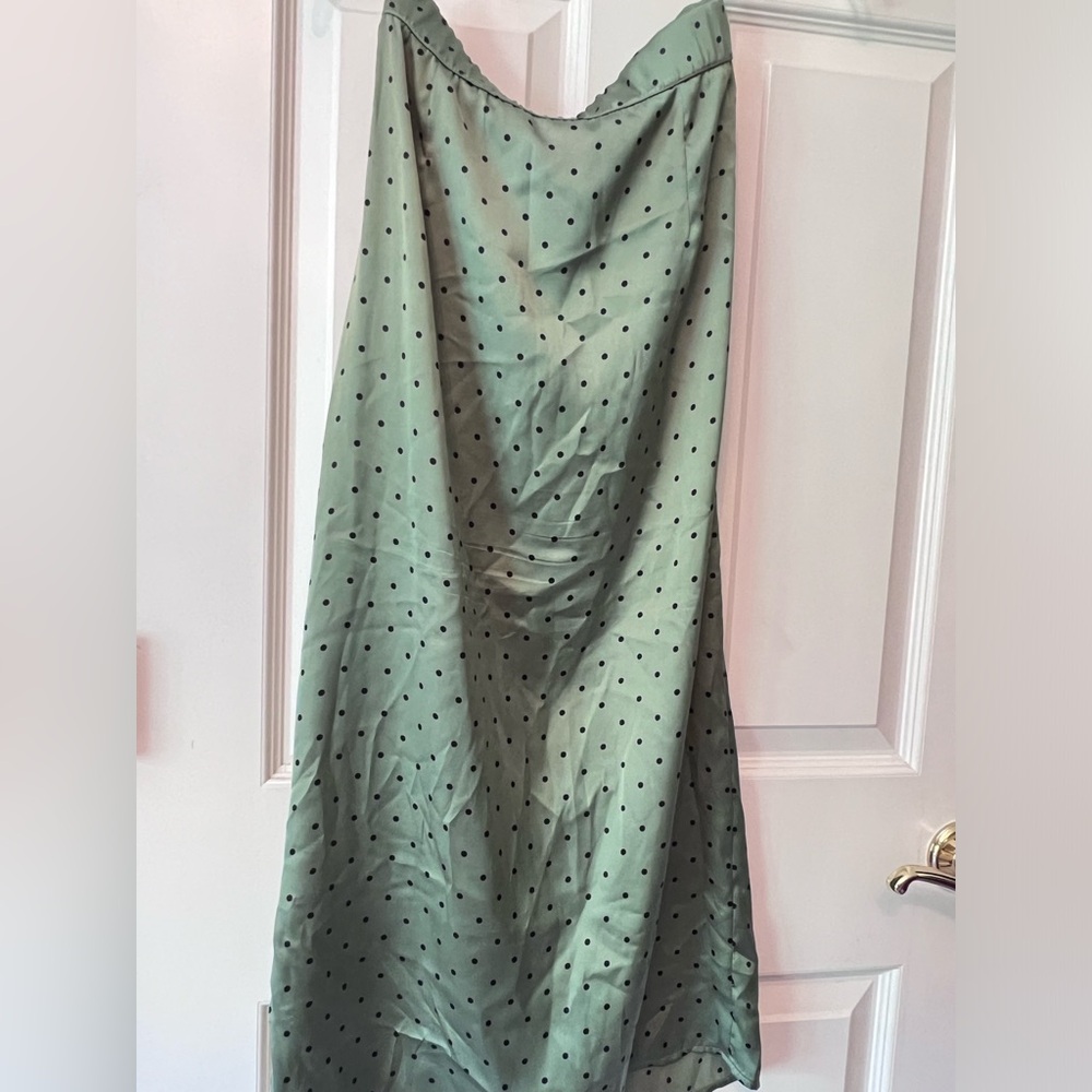 Zara Satin Skirt- Like new - Picture 6 of 13